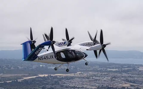 Joby’s eVTOL (electric vertical takeoff and landing) aircraft.