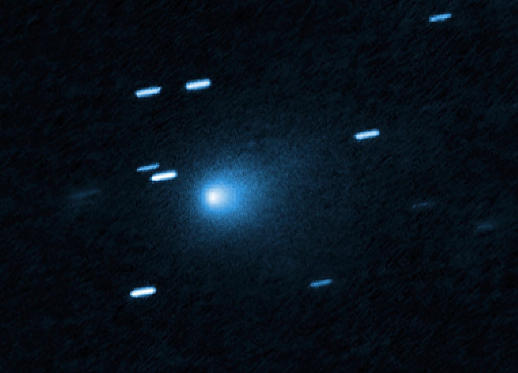 An image of the interstellar comet 3I/ATLAS on July 21, 2025, when the comet was 277 million miles from Earth. 