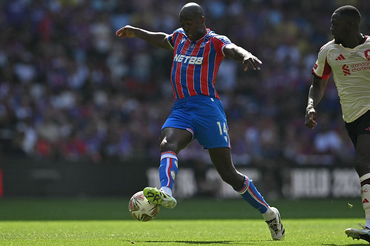 Crystal Palace's French striker Jean-Philippe Mateta 
