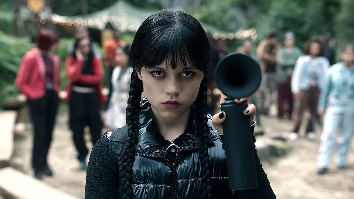 Jenna Ortega in Season 2 of Wednesday. 