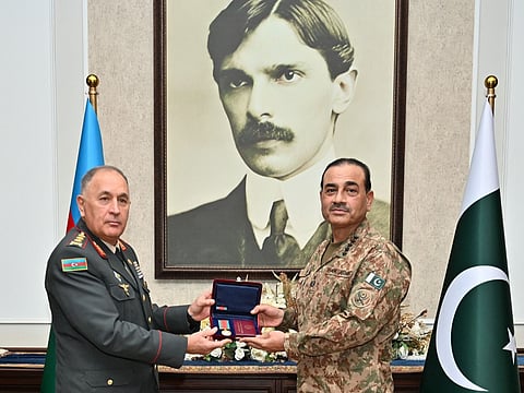 Pakistan Field Marshal Asim Munir honoured with Azerbaijan’s war medal