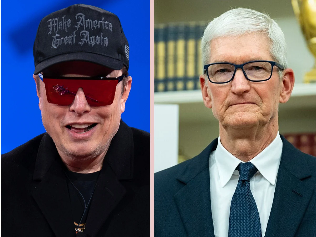 Elon Musk- Tim Cook