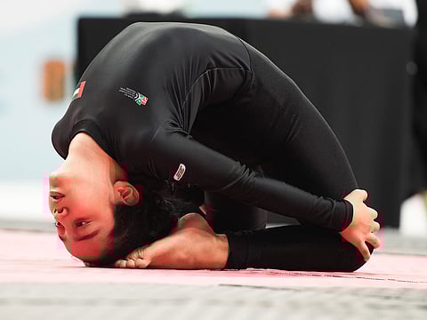 UAE yogasana athletes excelled during the two-day Asian Yogasana Championship in Fujairah last week. 