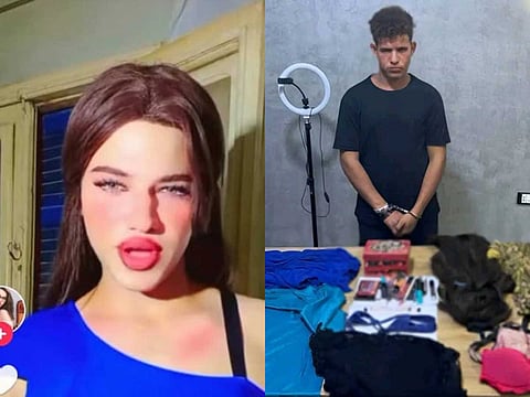 Arrested female TikTok Influencer  turns out to be a man in disguise