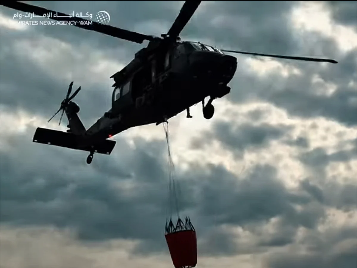 UAE team continues extinguishing wildfires in Albania