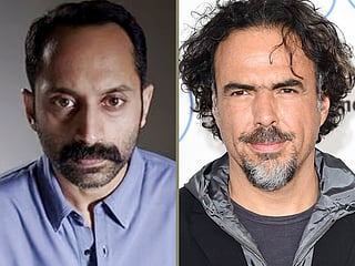 Fahadh Faasil and Alejandro Gonzalez Inarritu. 