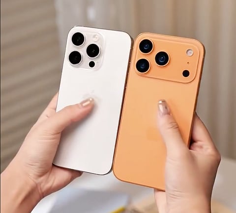 Leaked iPhone smartphones models.