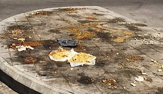Discarding food in public spaces poses risks to hygiene, public health and the environment. 