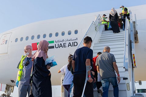 UAE evacuates 155 patients from Gaza in humanitarian mission with WHO