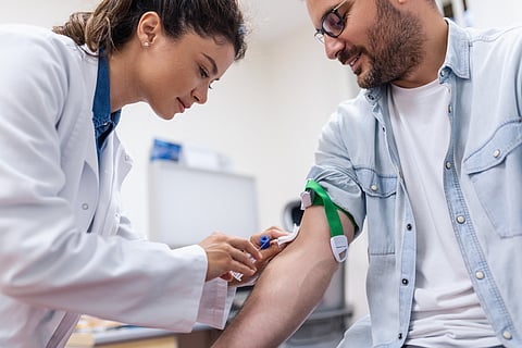 Completing a medical fitness test is a mandatory step for all expats aged 18 and above. Pictured used for illustrative purposes. 