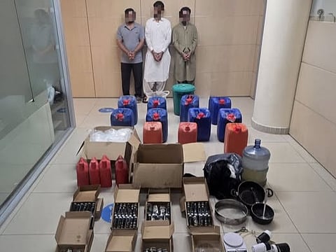 The gang hid the drugs inside oil cans dedicated to sewing machines.