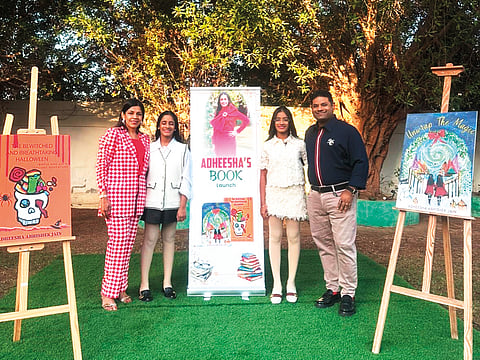 Family and friends cheered Adheesha Jain on, as each small step left her "a little braver."