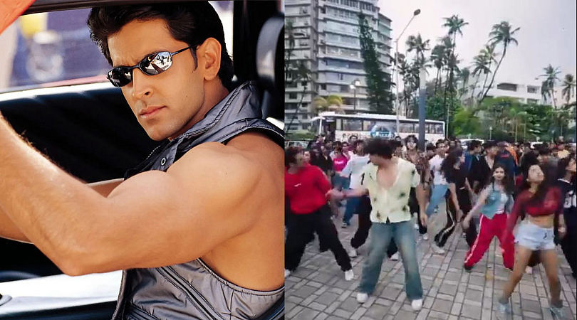 Hrithik Roshan was overwhelmed at the tribute that his fans made for him in Mumbai. 