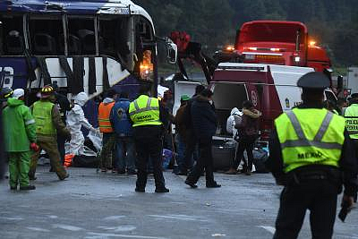 The total number of deaths and injuries is still being determined following a tour bus crash in the US state of New York.