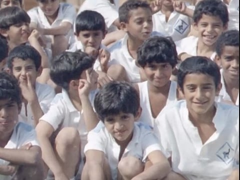 Watch: Dubai Crown Prince on the very first day in school as a kid