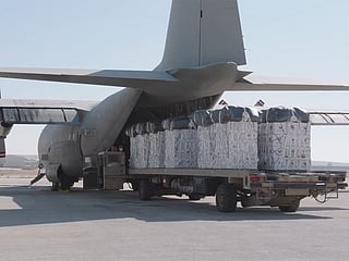 Gaza: UAE carries out 80th airdrop of humanitarian aid 