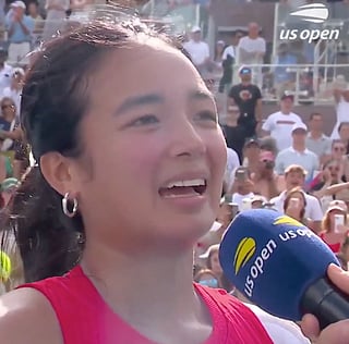 Filipina tennis sensation Alex Eala knocks out No.14 seed Clara Tauson