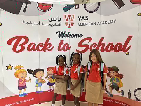 Back to school Yas American Academy, Abu Dhabi.
