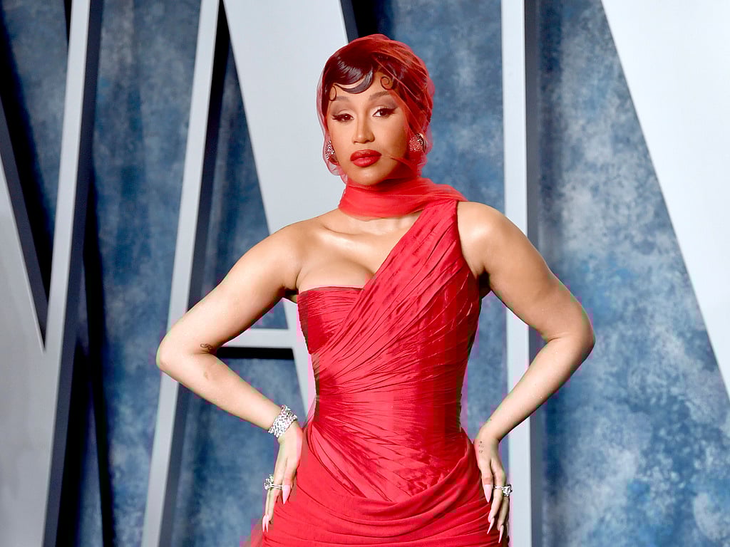 FILE - Cardi B appears at the Vanity Fair Oscar Party in Beverly Hills, Calif., on March 12, 2023. (Photo by Evan Agostini/Invision/AP, File)