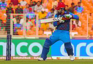 Emotional moment: Pakistan team supports Rashid Khan following family loss