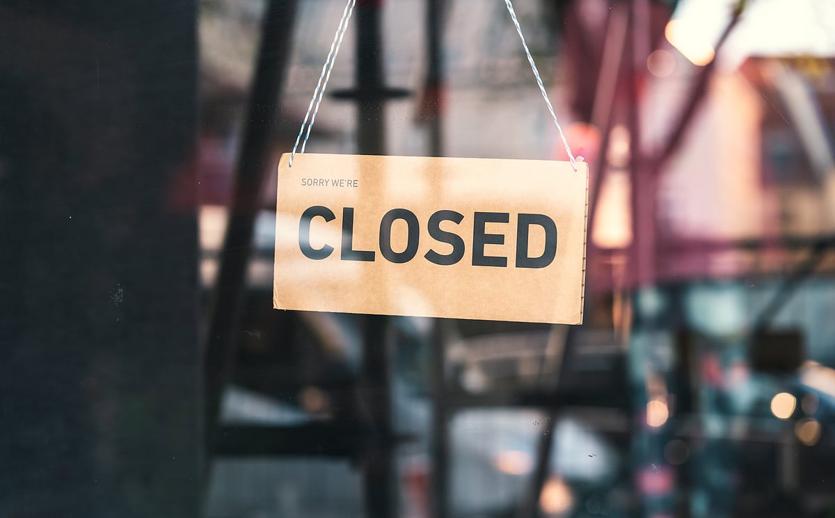 Shop closed