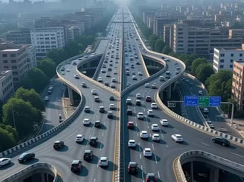 Punjab government plans to build a new elevated expressway to ease traffic congestion in Lahore. Photo for illustrative purpose only