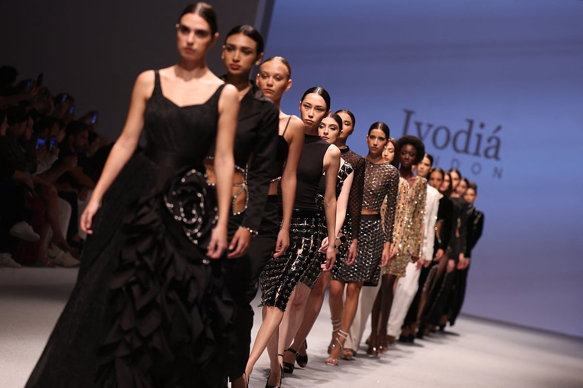 Dubai Fashion Week in Dubai on March 13, 2023. 