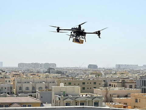 Leading UAE hypermarket retailers and delivery companies are closely looking into drone-based services. 