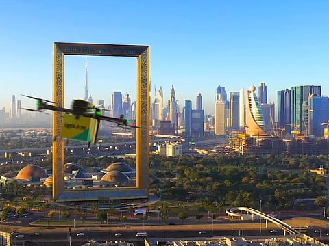 Leading UAE hypermarket retailers and delivery companies are closely looking into drone-based services. 