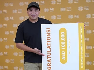 Filipino expat in Dubai wins Dh100K in UAE Lottery