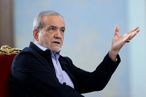 "I must apologise on my own behalf and on behalf of Iran to the neighbouring countries that were attacked by Iran," President Masoud Pezeshkian said.