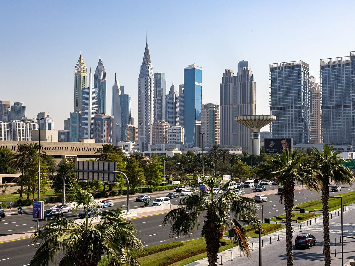 The Dubai skyline.