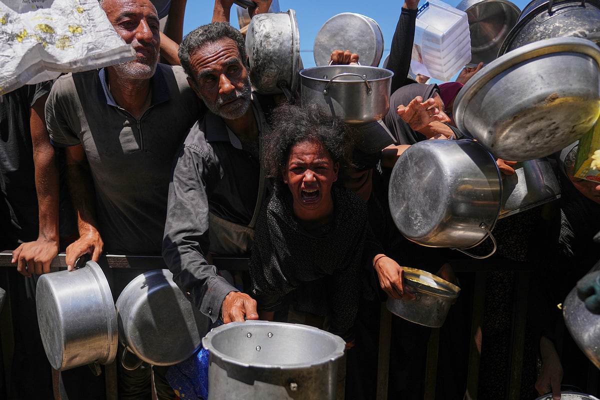 'I would have died of hunger': Gazans receive food at distribution point