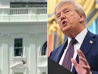 Trump says viral White House debris video is AI-made