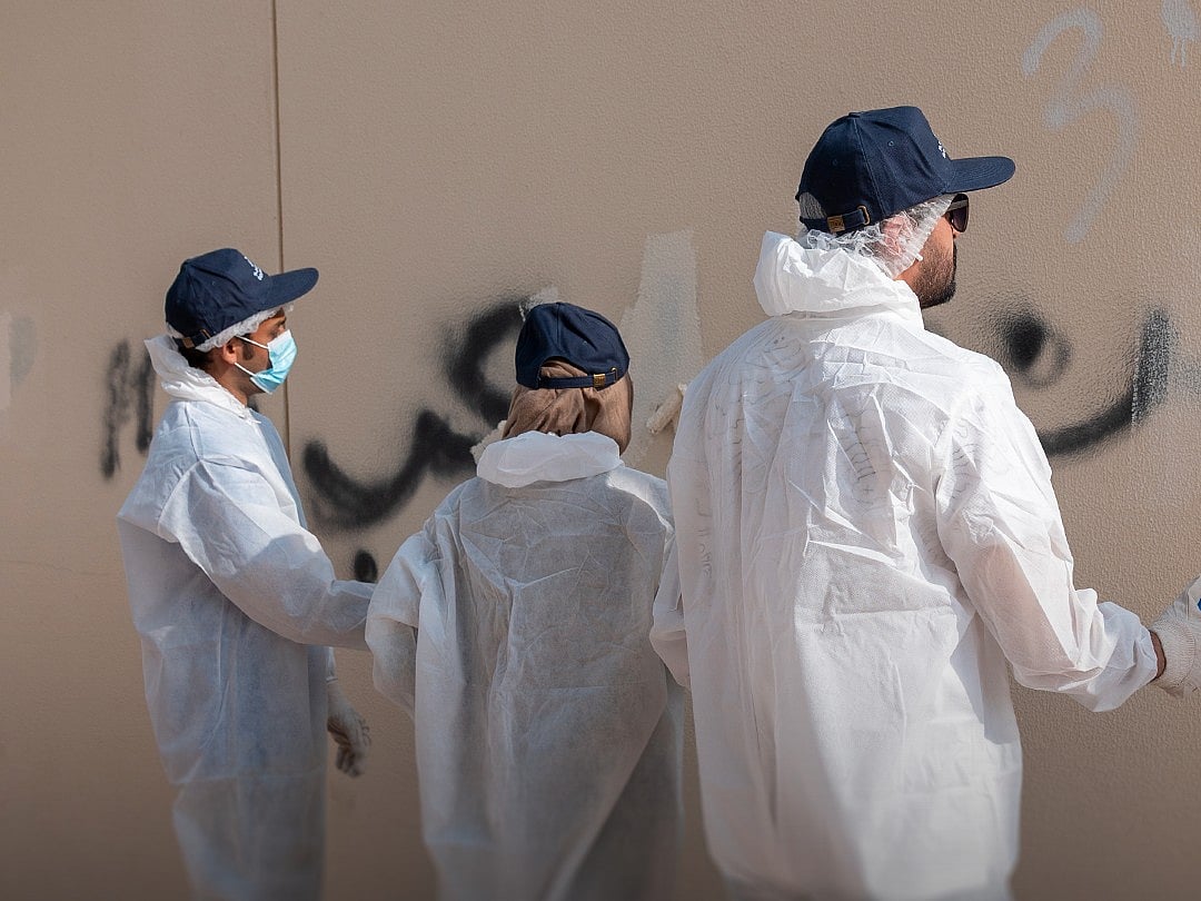 Dubai Municipality has launched a volunteering initiative to repaint walls affected by random graffiti.