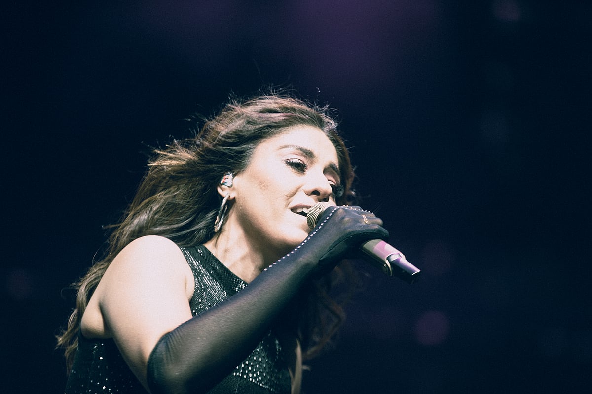 Sunidhi Chauhan is a blazing performer