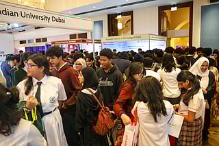 Students from Dubai's top schools at Edufair's May edition 