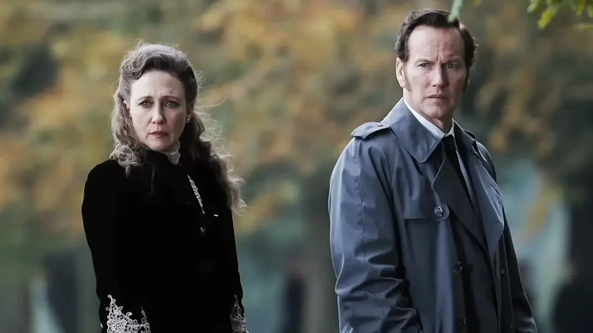Vera Farmiga and Patrick Wilson in The Conjuring: Last Rites 