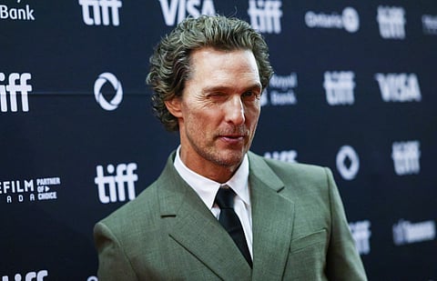 US actor Matthew McConaughey arrives on the red carpet ahead of the pr arrives for the special presentation of "The Lost Bus" at the Toronto International Film Festival (TIFF) in Toronto, Ontario, Canada on September 5, 2025.
