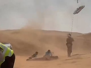 Injured motorcyclist airlifted after Sharjah crash