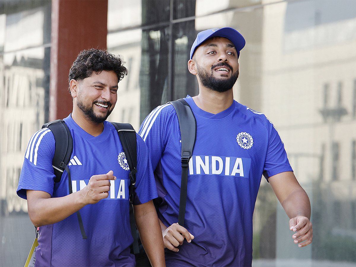 India spinners Kuldeep Yadav and Varun Chakaravarthy. 