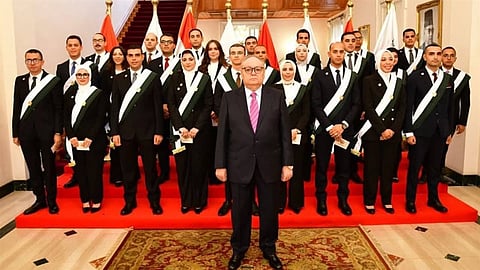 In historic first, 48 women judges sworn in to Egypt’s State Council