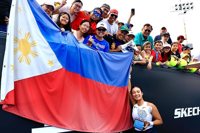 Alex Eala is the first Filipino to win a WTA title.