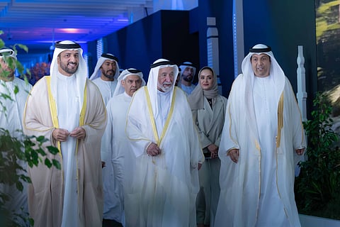 His Highness Sheikh Dr Sultan bin Muhammad Al Qasimi, Supreme Council Member and Ruler of Sharjah, at the opening of the 14th International Government Communication Forum.