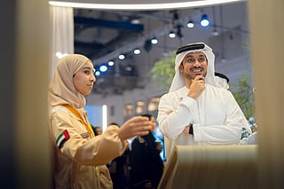 Mohammed Saeed Al Shehhi, Secretary-General of the UAE Media Council, at the International Government Communication Forum in Sharjah on Wednesday.