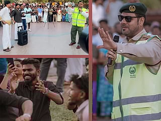 Dubai Police join Onam joy in Karama, video goes viral