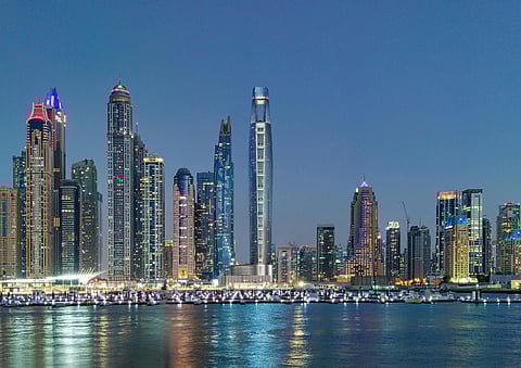 Ciel Dubai Marina (centre): The tower, designed by  Norr, will rise 82 floors to 377 metres, making it the world’s tallest hotel. 