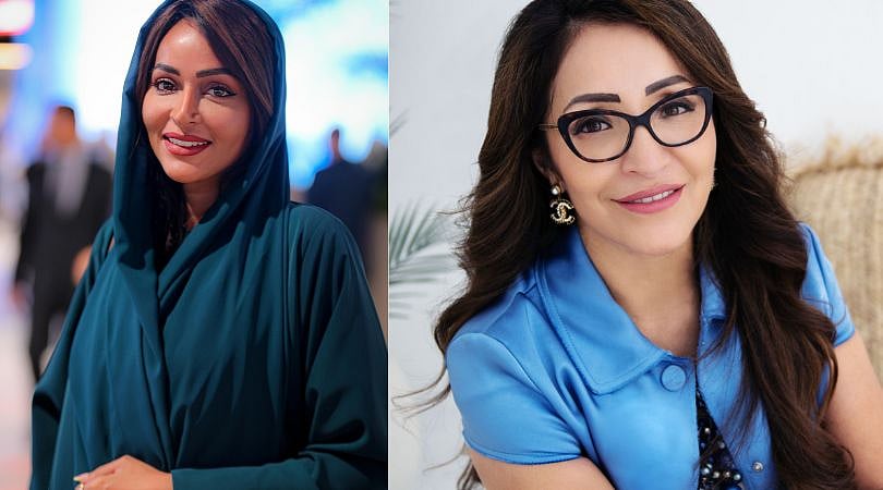 Left: Muna Alsumaiti, a mother of four (ages 14, 12, 11, and 8), Right: Luz Maria, both who explain the importance of planning well in advance, as well, as just being empathetic to yourself. 
