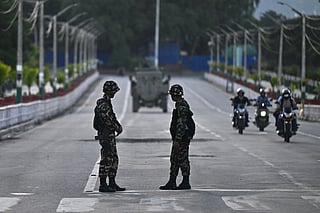 Nepal Army enforce curfew on Kathmandu streets