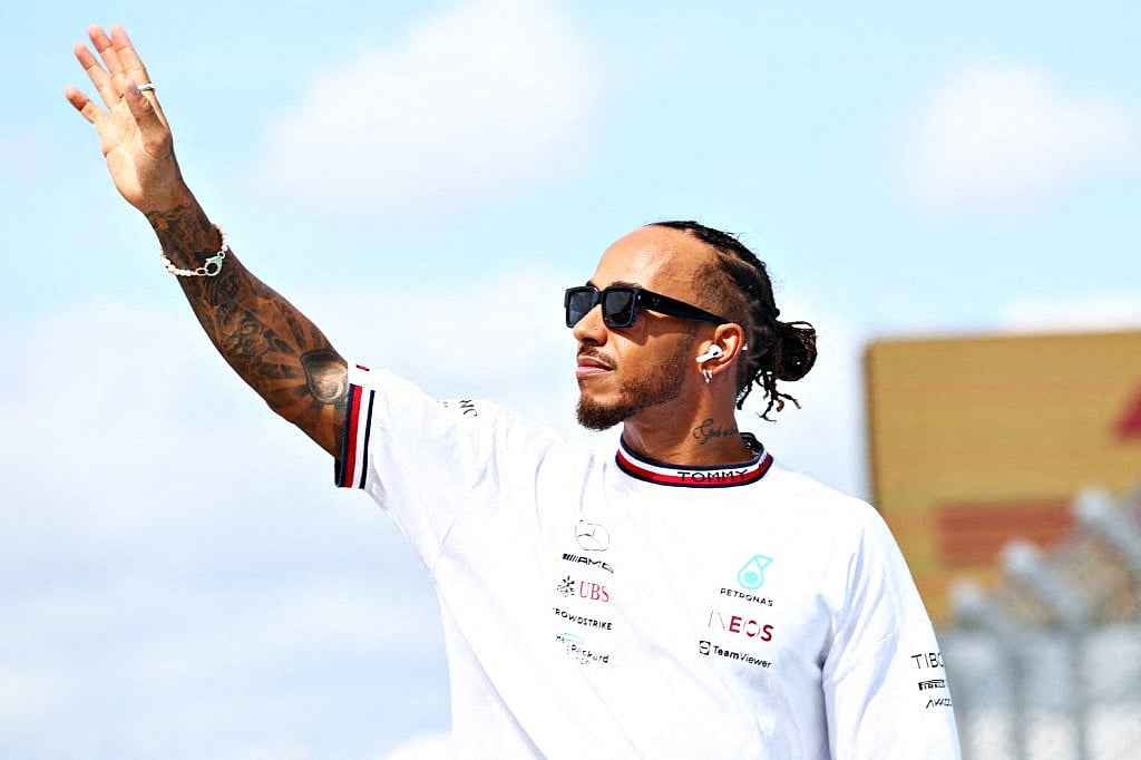 Lewis Hamilton of Great Britain.